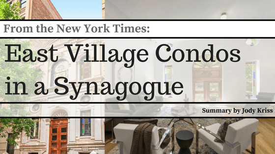From the New York Times: East Village Condos in a Synagogue