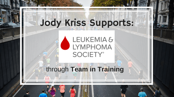 Jody Kriss Supports LLS through Team in Training